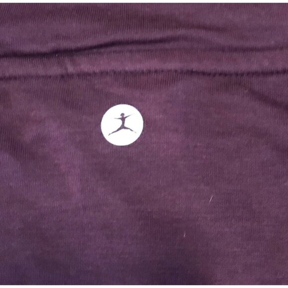 Danskin Long Sleeve Top XL Dark Purple Plum Womens Funnelneck Lightweight - Picture 6 of 6